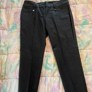 Ann Taylor Black Zip Pocket Pant